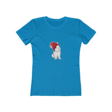 Load image into Gallery viewer, Winter Bunny Women&#39;s The Boyfriend Tee