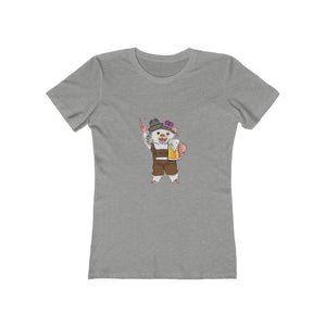 Party All Night Hedgehog Women's The Boyfriend Tee