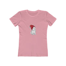 Load image into Gallery viewer, Winter Bunny Women&#39;s The Boyfriend Tee