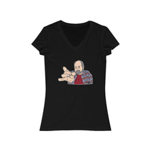 Load image into Gallery viewer, Kim&#39;s Convenience Appa Flick Women&#39;s Jersey Short Sleeve V-Neck Tee