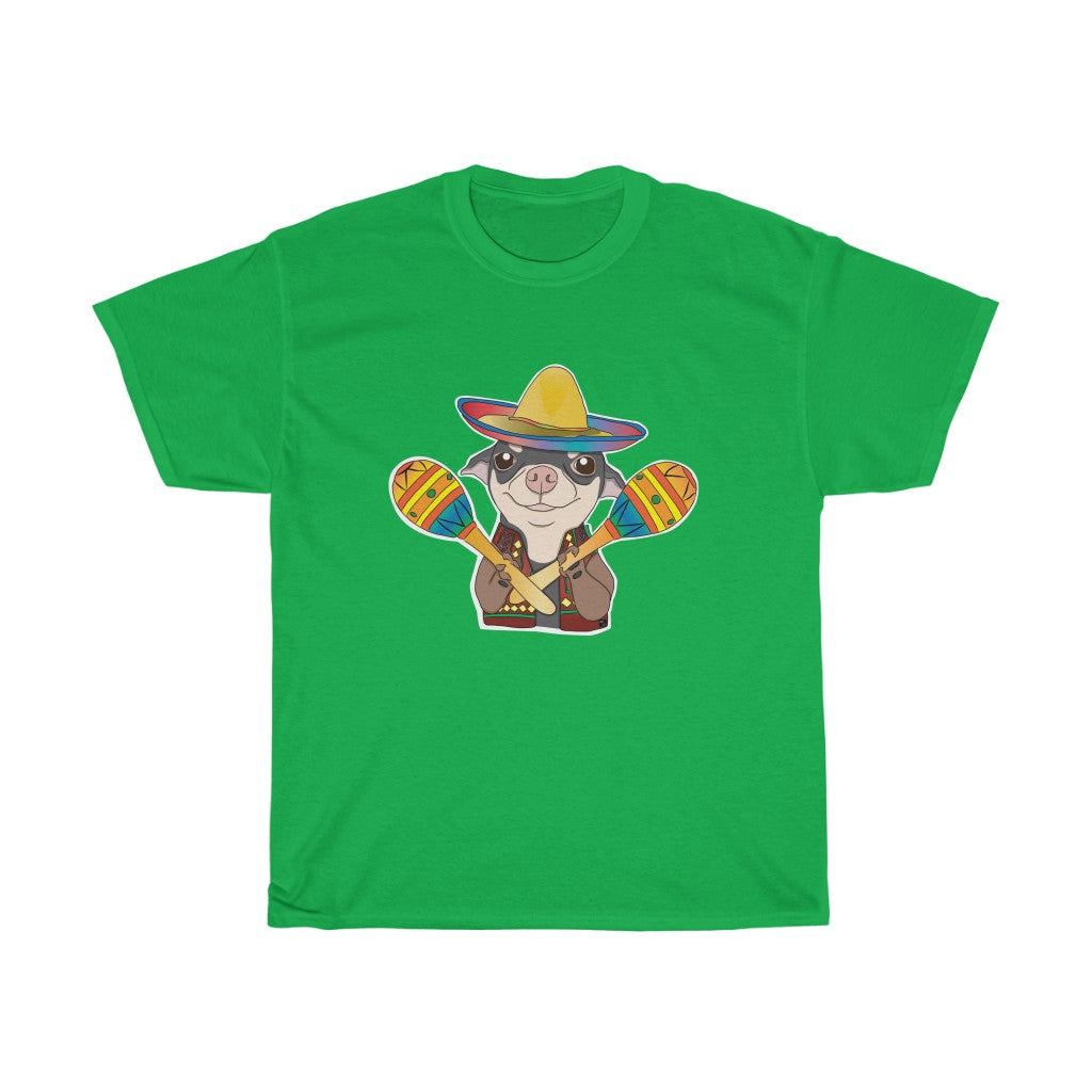 Chihuahua Maracas Unisex Heavy Cotton Gildan Tee