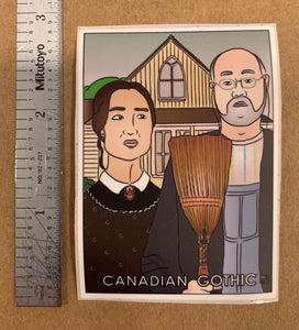 Kim's Convenience Canadian Gothic Sticker