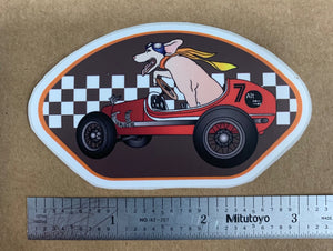 Hotrod Pup Sticker