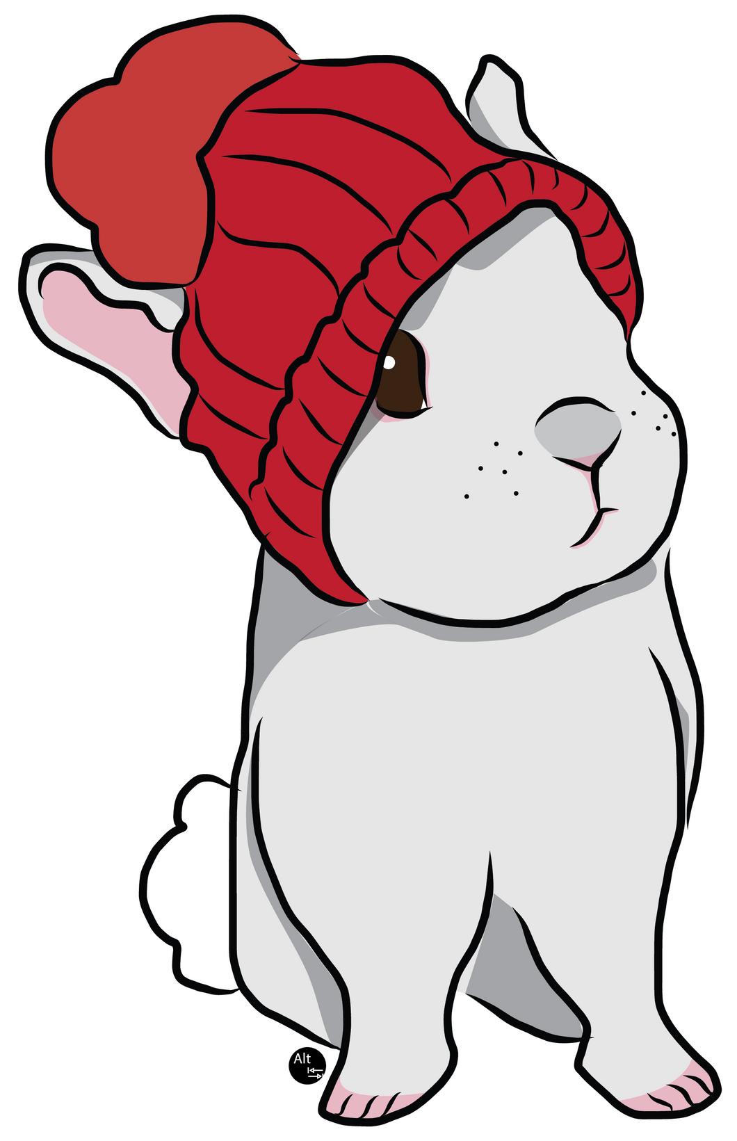 Snow Bunny Sticker
