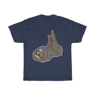 Sleepy Sloth Timeout Error Unisex Heavy Cotton Gildan Tee