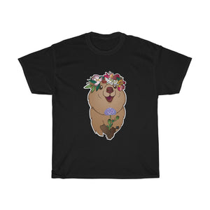 Quokka the Happiest Critter of Aussie Unisex Heavy Cotton Gildan Tee