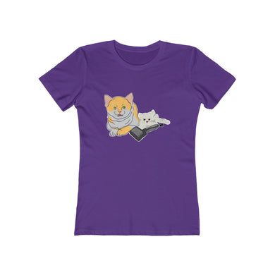 Annoyed Cat Clone Women's The Boyfriend Tee