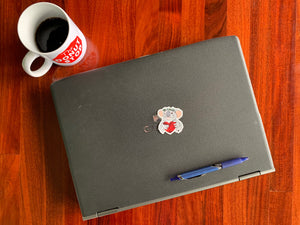 Koala Heart Sticker