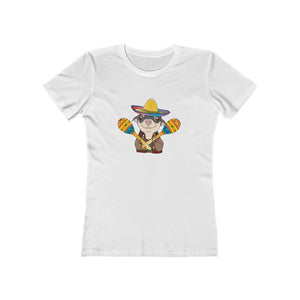 Chihuahua Maracas Women's The Boyfriend Tee