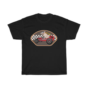 Pup Hotrod Racer Unisex Heavy Cotton Gildan Tee