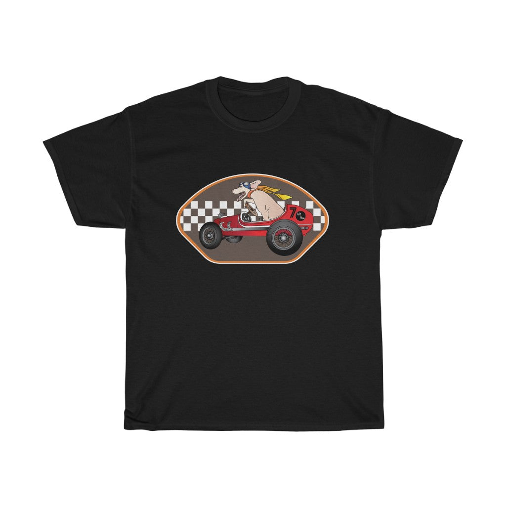 Pup Hotrod Racer Unisex Heavy Cotton Gildan Tee