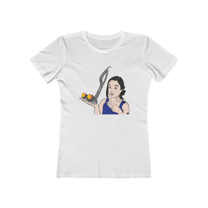 Kim's Convenience Janet Massagee Kigae Women's The Boyfriend Tee