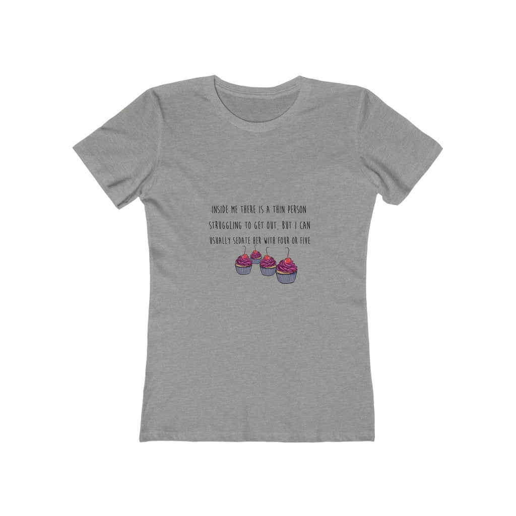Thin Cupcake Women's The Boyfriend Tee