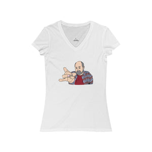 Kim's Convenience Appa Flick Women's Jersey Short Sleeve V-Neck Tee