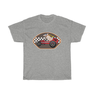 Pup Hotrod Racer Unisex Heavy Cotton Gildan Tee