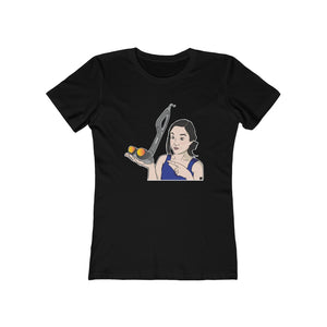 Kim's Convenience Janet Massagee Kigae Women's The Boyfriend Tee