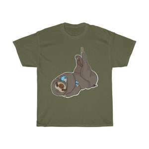 Sleepy Sloth Timeout Error Unisex Heavy Cotton Gildan Tee