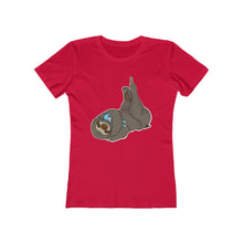 Load image into Gallery viewer, Sleepy Sloth Timeout Error Women&#39;s The Boyfriend Tee