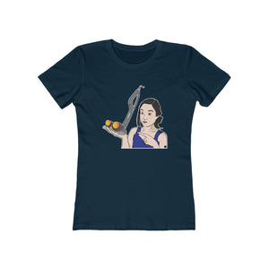 Kim's Convenience Janet Massagee Kigae Women's The Boyfriend Tee