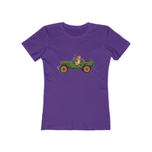 Load image into Gallery viewer, Eugene Jeep in a Jeep Women&#39;s The Boyfriend Tee