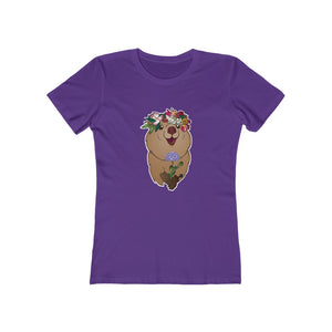 Quokka the Happiest Critter of Aussie Women's The Boyfriend Tee