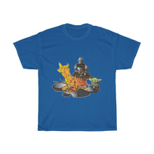 Load image into Gallery viewer, Baby Yoda and Daddy Mando Camping Adventure Unisex Heavy Cotton Gildan Tee