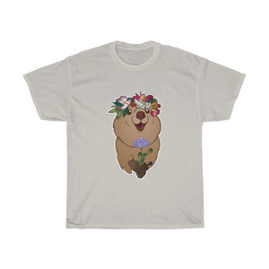 Quokka the Happiest Critter of Aussie Unisex Heavy Cotton Gildan Tee