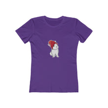 Load image into Gallery viewer, Winter Bunny Women&#39;s The Boyfriend Tee