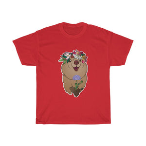 Quokka the Happiest Critter of Aussie Unisex Heavy Cotton Gildan Tee