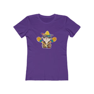 Chihuahua Maracas Women's The Boyfriend Tee