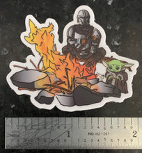 Load image into Gallery viewer, Daddy and Baby Camping Adventure Sticker
