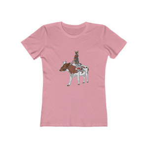 Country Cattle Dog Women's The Boyfriend Tee