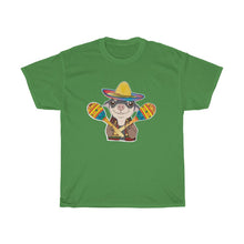 Load image into Gallery viewer, Chihuahua Maracas Unisex Heavy Cotton Gildan Tee