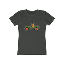 Load image into Gallery viewer, Eugene Jeep in a Jeep Women&#39;s The Boyfriend Tee