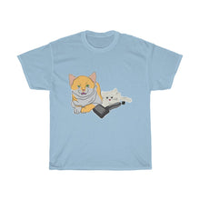 Load image into Gallery viewer, Annoyed Cat Clone Unisex Heavy Cotton Gildan Tee