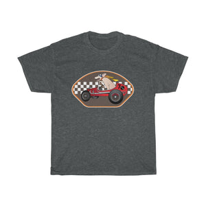 Pup Hotrod Racer Unisex Heavy Cotton Gildan Tee