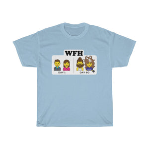 WFH Emoji Transformation Unisex Heavy Cotton Gildan Tee