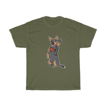 Load image into Gallery viewer, Lefty Cattle Dog High Fiv Unisex Heavy Cotton Gildan Tee