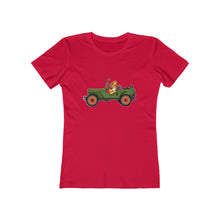 Load image into Gallery viewer, Eugene Jeep in a Jeep Women&#39;s The Boyfriend Tee