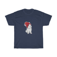 Load image into Gallery viewer, Winter Bunny Unisex Heavy Cotton Gildan Tee