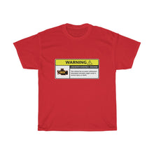 Load image into Gallery viewer, Underpowered Engine Warning Unisex Heavy Cotton Gildan Tee