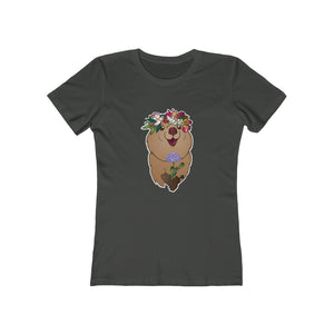 Quokka the Happiest Critter of Aussie Women's The Boyfriend Tee