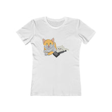 Load image into Gallery viewer, Annoyed Cat Clone Women&#39;s The Boyfriend Tee