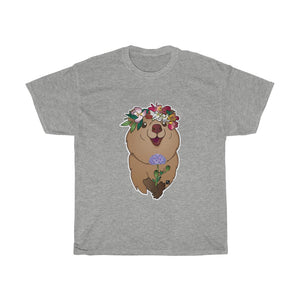 Quokka the Happiest Critter of Aussie Unisex Heavy Cotton Gildan Tee