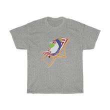 Load image into Gallery viewer, Blue Penguin Vacation Unisex Heavy Cotton Gildan Tee