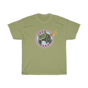 Screaming Eugene the Jeep Unisex Heavy Cotton Gildan Tee