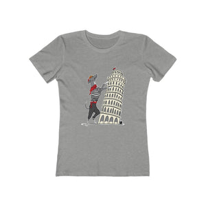 Italian Greyhound Tourist Women's The Boyfriend Tee