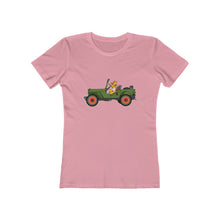 Load image into Gallery viewer, Eugene Jeep in a Jeep Women&#39;s The Boyfriend Tee