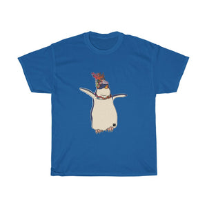 Blue Penguin Coral Dance Unisex Heavy Cotton Gildan Tee