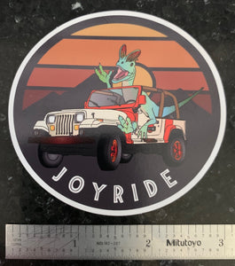 Jurassic Joyride Magnet